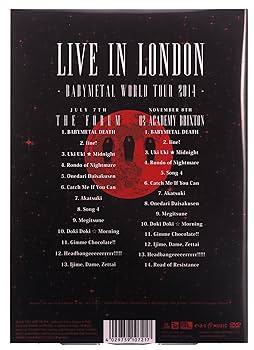 Amazon.com: Babymetal: World Tour 2014: Live in London